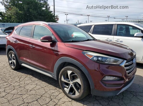 KM8J3CA26HU540904 2017 HYUNDAI TUCSON Red 