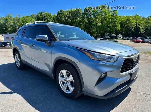 5TDZZRAH1LS010303 2020 TOYOTA HIGHLANDER Blue 