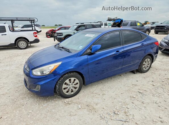 KMHCT4AE2GU060687 2016 HYUNDAI ACCENT Blue 