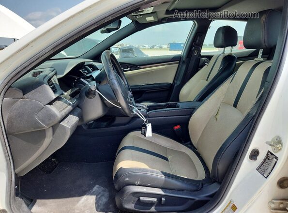 SHHFK7H75HU228036 2017 HONDA CIVIC White Вид панелі приладів