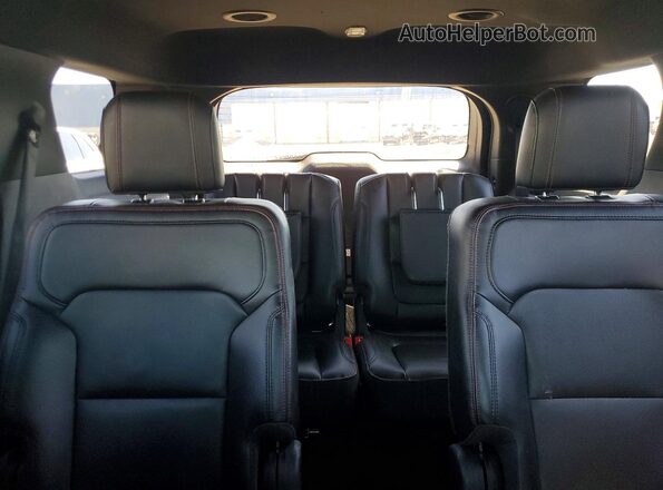 1FM5K8GT2GGA84575 2016 FORD EXPLORER Black Vista interior trasera