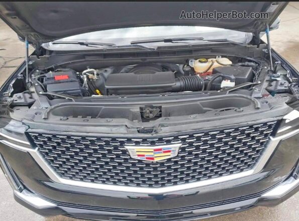 1GYS4CKL6PR510374 2023 CADILLAC ESCALADE Black წინა პანელის ხედი