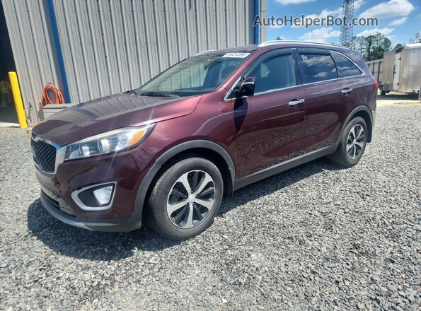 5XYPH4A53JG385610 2018 KIA SORENTO Maroon 
