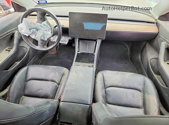5YJ3E1EB7JF127412 2018 TESLA OTHER Black Вид щитка приладів