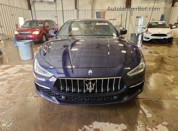 ZAM57YTL7J1293294 2018 MASERATI GHIBLI Blue უკანა ხედი