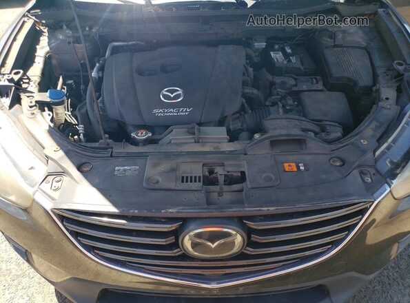 JM3KE4DY9G0773262 2016 MAZDA CX-5 Brown Engine compartment view