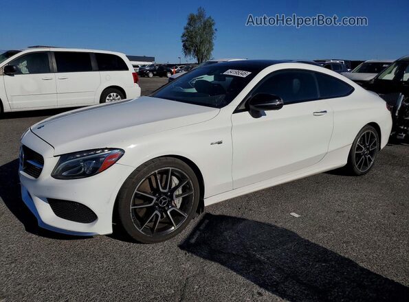WDDWJ6EB5HF489790 2017 MERCEDES-BENZ C White 