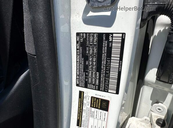 4JGFB4JE1LA162641 2020 MERCEDES-BENZ GLE Unknown - Not Ok For Inv. Սալոնի հետևի տեսք