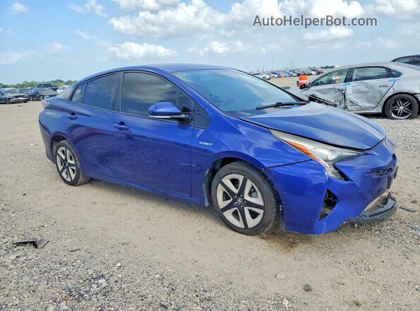 JTDKARFU9G3519710 2016 TOYOTA PRIUS Blue Vista frontal