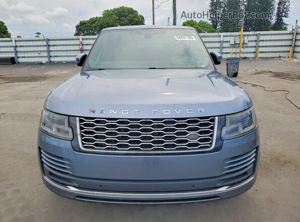 SALGS2SV1KA544364 2019 LAND ROVER RANGE Blue Vista trasera