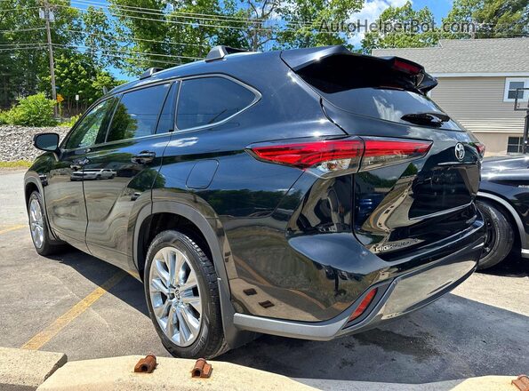 5TDKDRBH4PS001390 2023 TOYOTA HIGHLANDER Black Rear right