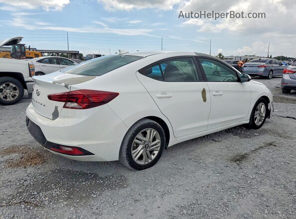 5NPD84LF2KH417109 2019 HYUNDAI ELANTRA White წინა მარჯვენა