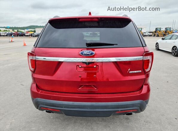1FM5K7B87GGC53759 2016 FORD EXPLORER Red Vista interior delantera