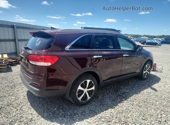 5XYPH4A53JG385610 2018 KIA SORENTO Maroon 
