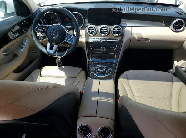 55SWF8DB1KU313810 2019 MERCEDES-BENZ C-CLASS White 