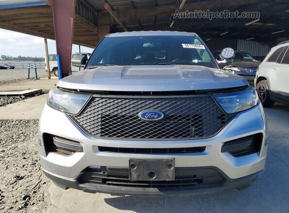 1FM5K8AB4MGA65652 2021 FORD EXPLORER Silver Widok z tyłu