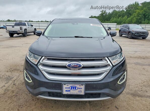 2FMPK4K92HBB18763 2017 FORD EDGE Black Vista trasera