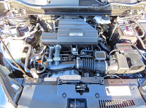 7FARW1H52JE046917 2018 HONDA CRV Gray Вид панелі приладів