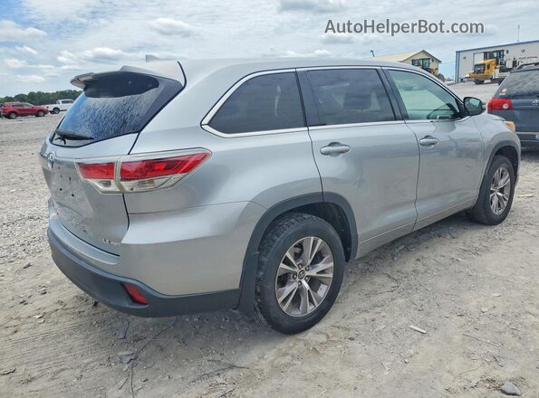 5TDBKRFHXGS307722 2016 TOYOTA HIGHLANDER Silver 