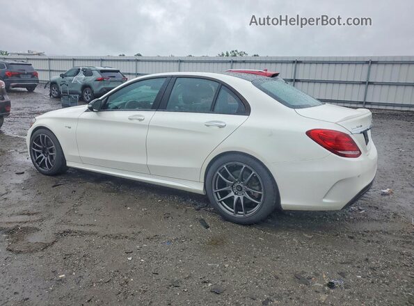 55SWF6EB4JU247044 2018 MERCEDES-BENZ C White Rear right