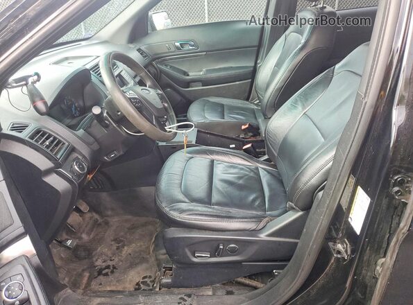 1FM5K8AR1HGA79009 2017 FORD EXPLORER Black წინა პანელის ხედი
