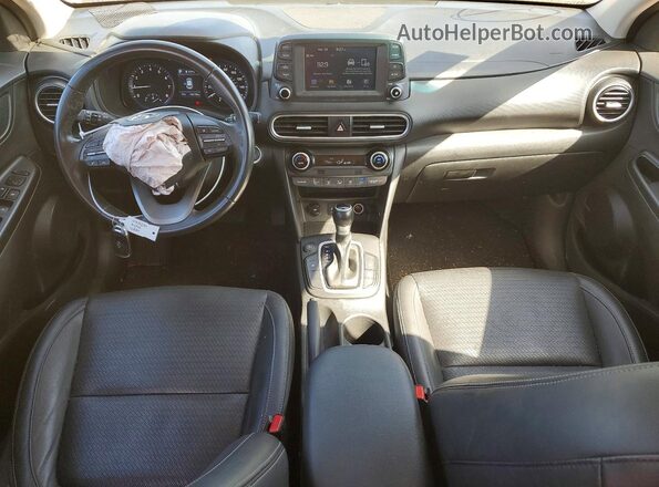 KM8K33A54KU201788 2019 HYUNDAI KONA Gray Instrument cluster view