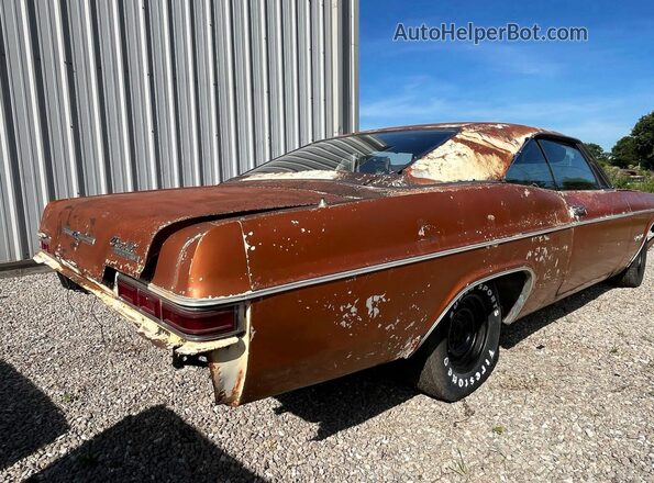 168376S284120 1966 CHEVROLET IMPALA Orange Widok z przodu