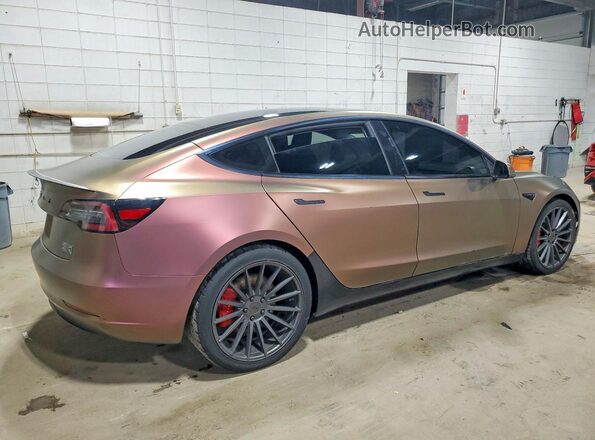 5YJ3E1EC5MF849832 2021 TESLA MODEL Двухцветный 
