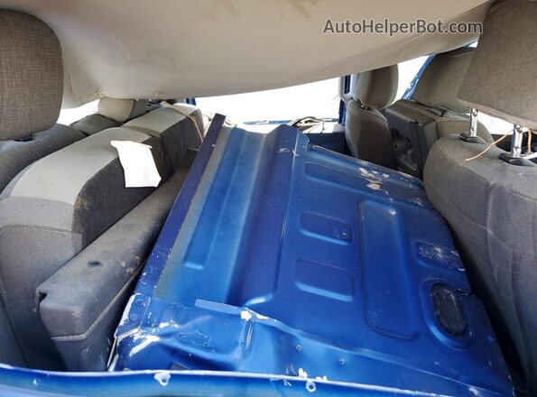 1FTEW3LP4SKE62258 2025 FORD F150 Blue უკანა სალონის ხედი