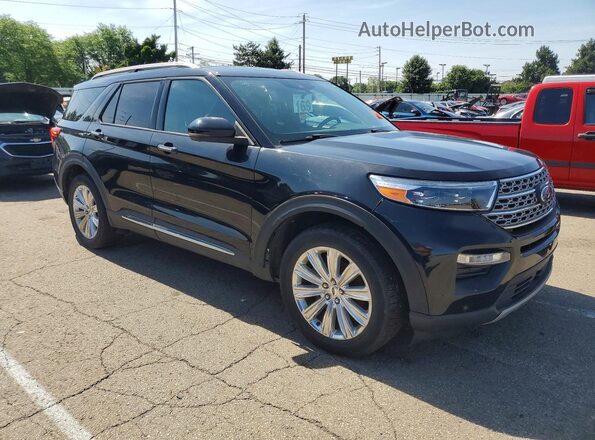 1FMSK8FH0LGC02438 2020 FORD EXPLORER Black Widok z przodu