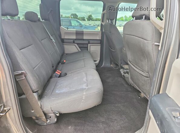 1FTEW1EP3KKC30641 2019 FORD F150 Gray Widok wnętrza z tyłu