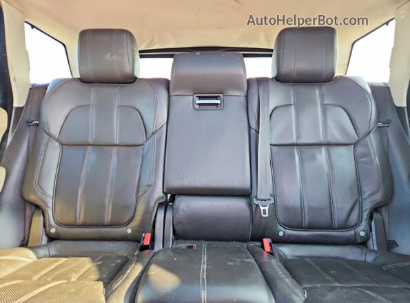 SALWR2VFXGA576720 2016 LAND ROVER RANGE Black უკანა სალონის ხედი