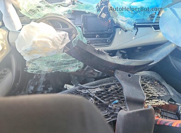 5YFVPMAE3NP301877 2022 TOYOTA COROLLA Black Սարքավորումների վահանակի տեսք