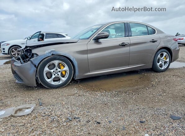 ZARFAMAN1K7600891 2019 ALFA ROMEO GIULIA Gray Tył lewy