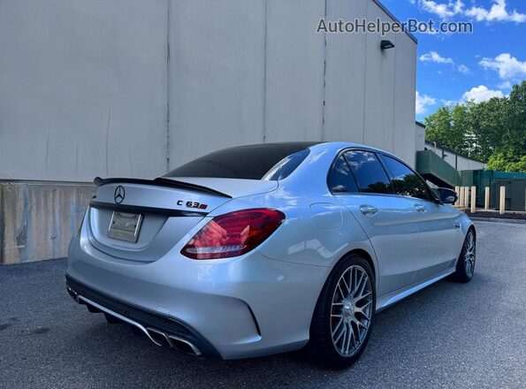 55SWF8HB4GU114722 2016 MERCEDES-BENZ C-CLASS Серебряный Вид спереди