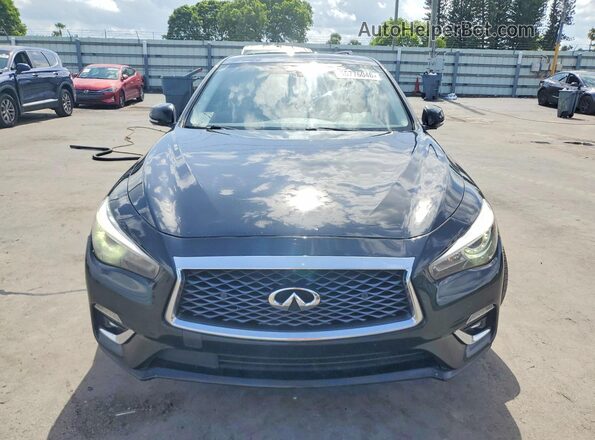 JN1EV7AP0LM208620 2020 INFINITI Q50 Black Հետևի տեսք