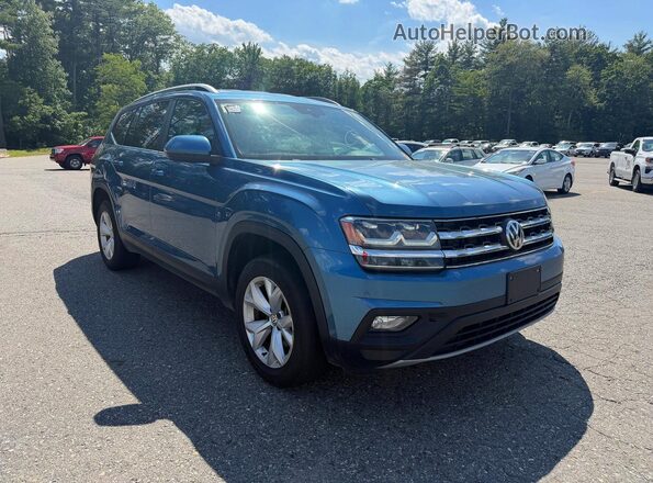 1V2UR2CA3KC548517 2019 VOLKSWAGEN ATLAS Blue Trasero izquierdo