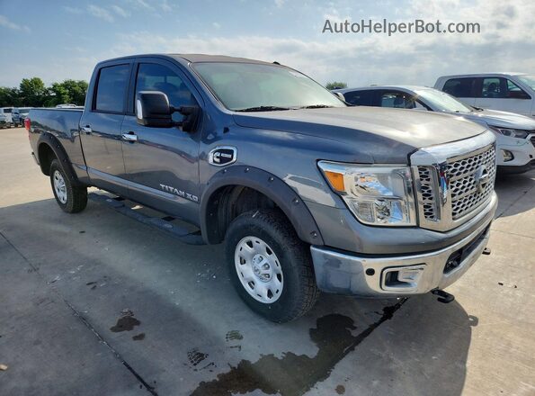 1N6BA1F14HN516885 2017 NISSAN TITAN Gray წინა ხედი