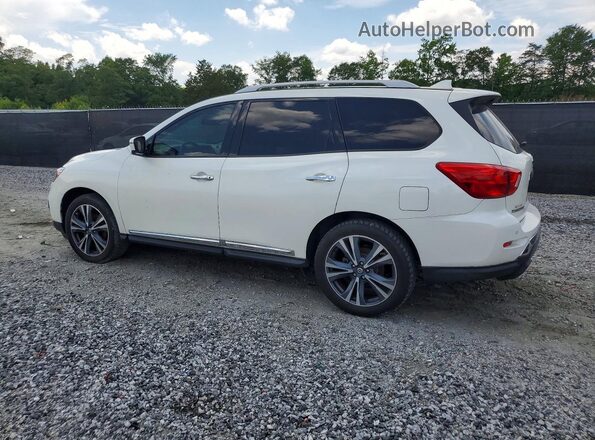 5N1DR2MN9KC607570 2019 NISSAN PATHFINDER Белый Задняя правая четверть