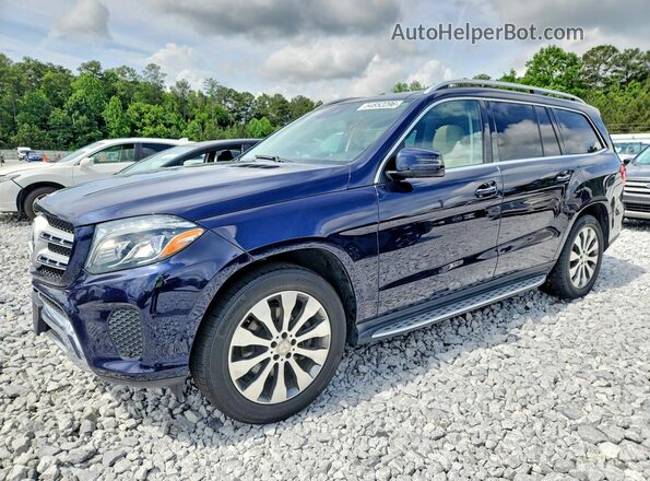 4JGDF6EE7HA793239 2017 MERCEDES-BENZ GLS Blue Հետևի ձախ