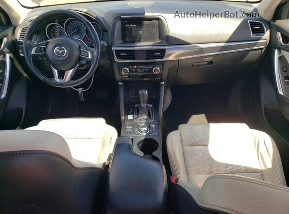 JM3KE4DY9G0773262 2016 MAZDA CX-5 Brown Instrument cluster view