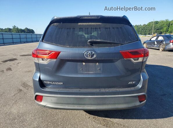5TDKZRFH7JS280711 2018 TOYOTA HIGHLANDER Blue Vista interior delantera