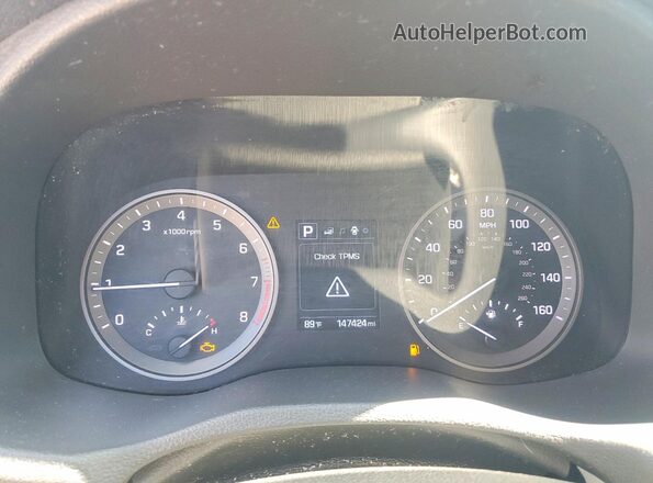 KM8J33A4XGU114519 2016 HYUNDAI TUCSON Gray Հետևի նստատեղերի տեսք