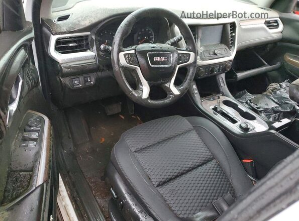 1GKKNLLS2JZ233453 2018 GMC ACADIA White Instrument cluster view