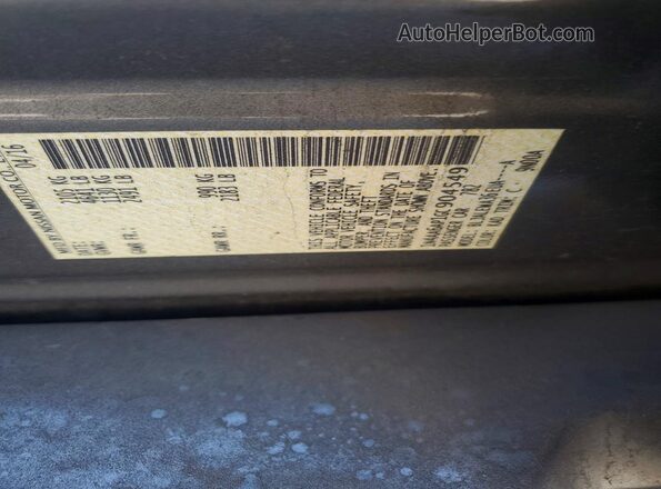 1N4AA6AP1GC904549 2016 NISSAN MAXIMA Gray VIN կոդի պիտակի տեսք