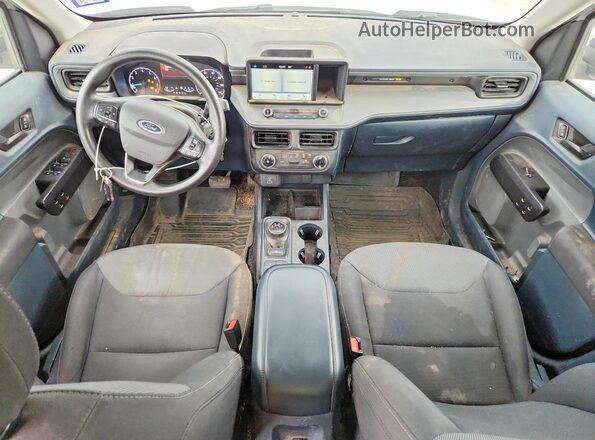 3FTTW8F91PRA23586 2023 FORD MAVERICK White Widok zestawu wskaźników