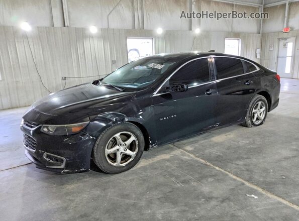 1G1ZB5ST6GF295756 2016 CHEVROLET MALIBU Black Rear left