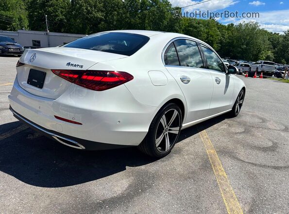 W1KAF4HB5SR283368 2025 MERCEDES-BENZ C-CLASS Белый Передняя правая четверть