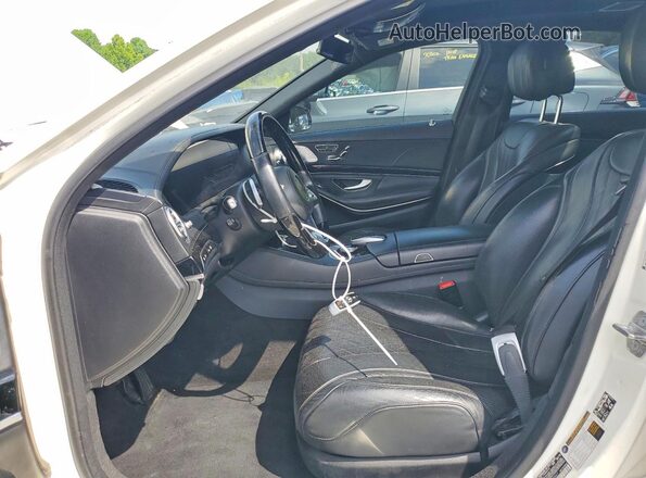 WDDUG8GBXKA490467 2019 MERCEDES-BENZ S-CLASS White 