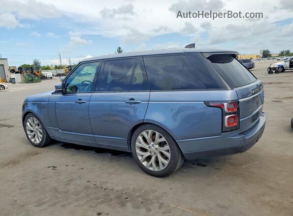SALGS2SV1KA544364 2019 LAND ROVER RANGE Blue Trasero derecho